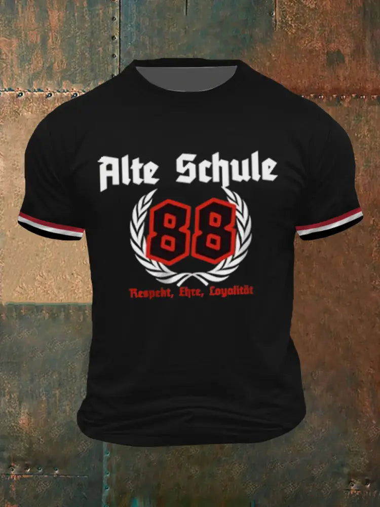 Men’s Alte Schule Short Sleeves T-shirt Black / S
