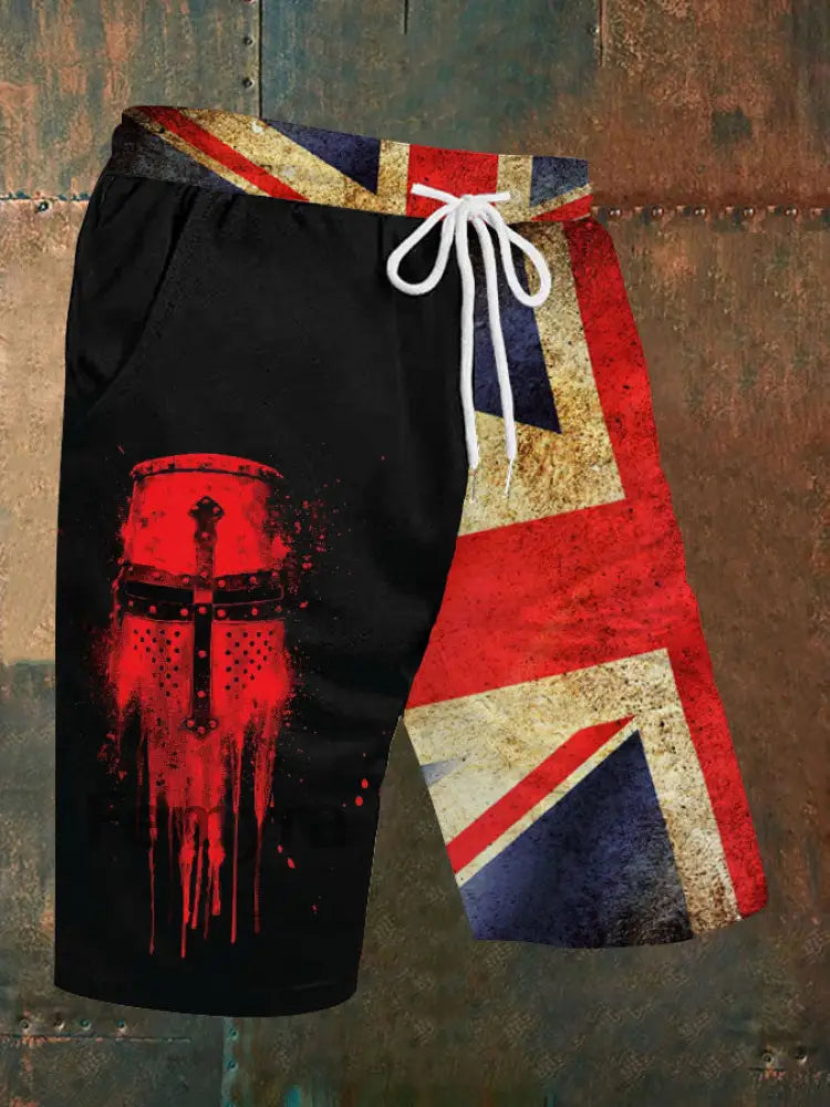 Men’s British Knights Templar Shorts As picture / S