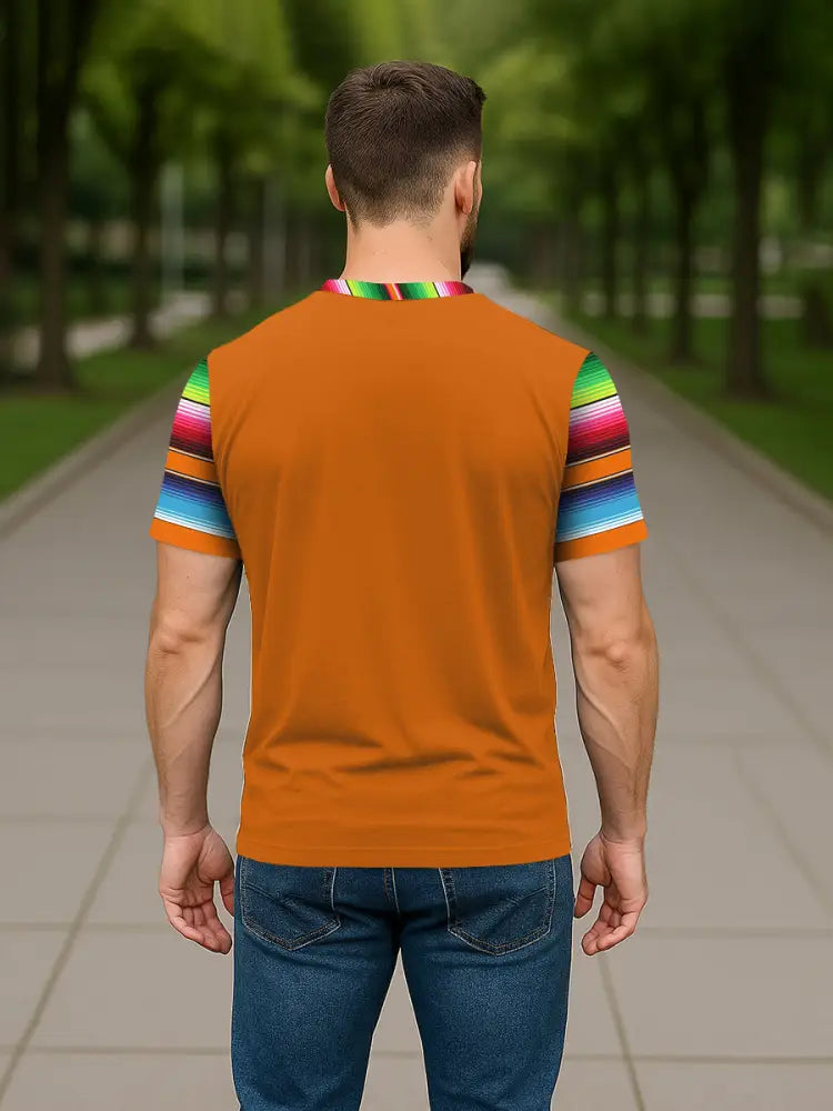 Men’s Cinco De Mayo Print Casual Tee