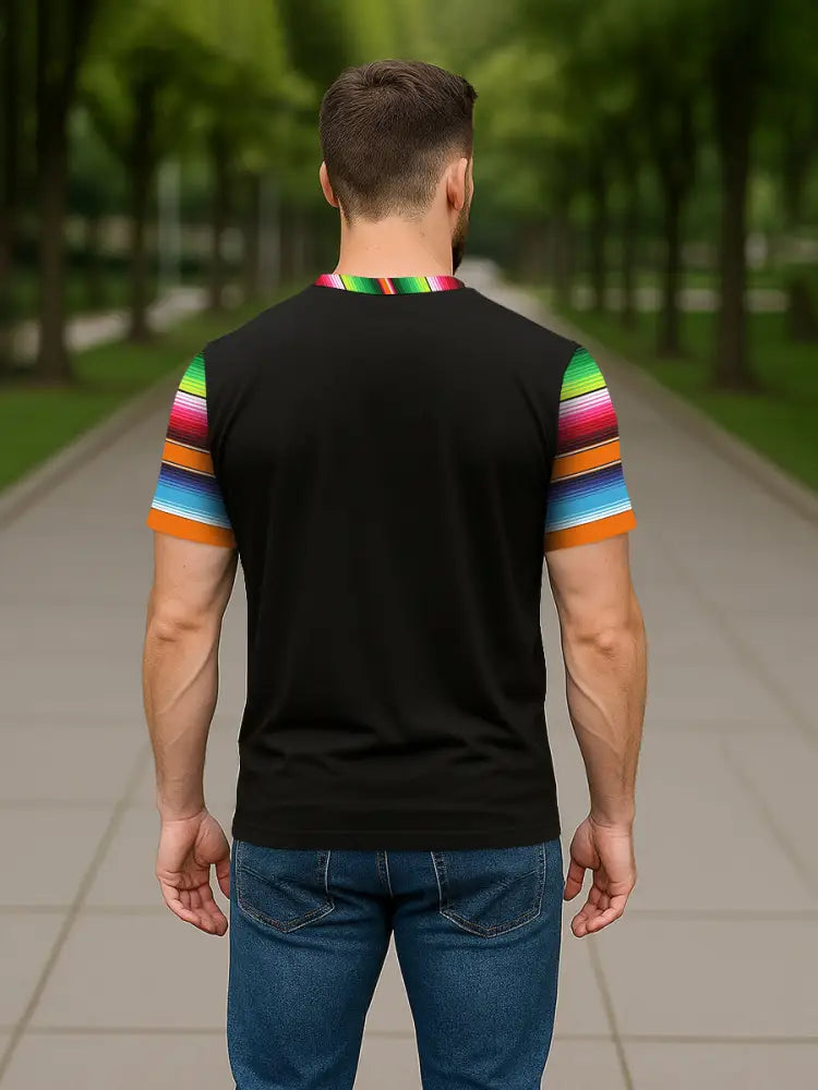 Men’s Cinco De Mayo Print Casual Tee