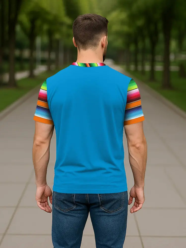 Men’s Cinco De Mayo Print Casual Tee