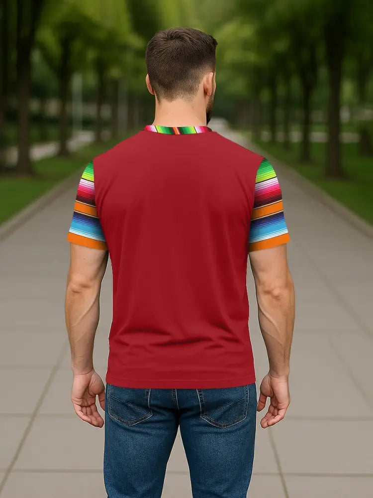Men’s Cinco De Mayo Print Casual Tee