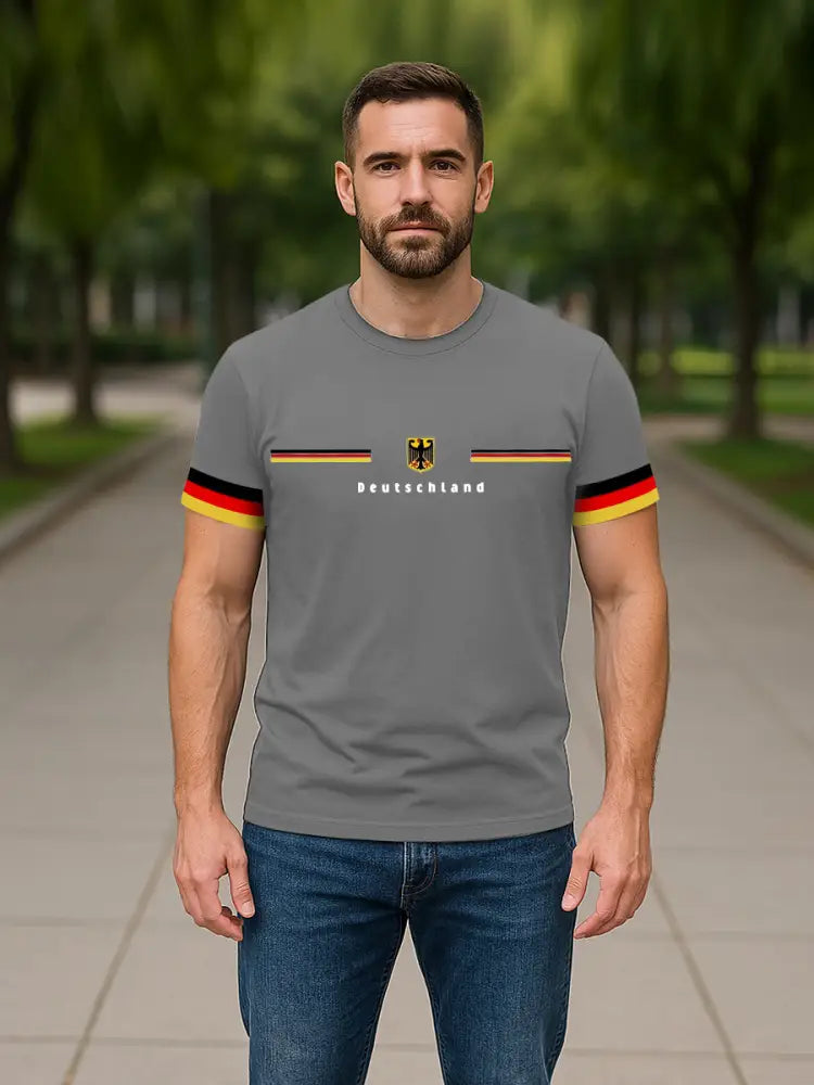 Men’s Germany Printed Short Sleeve T-Shirt