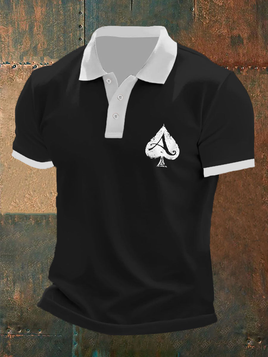 Men's poker T-shirt