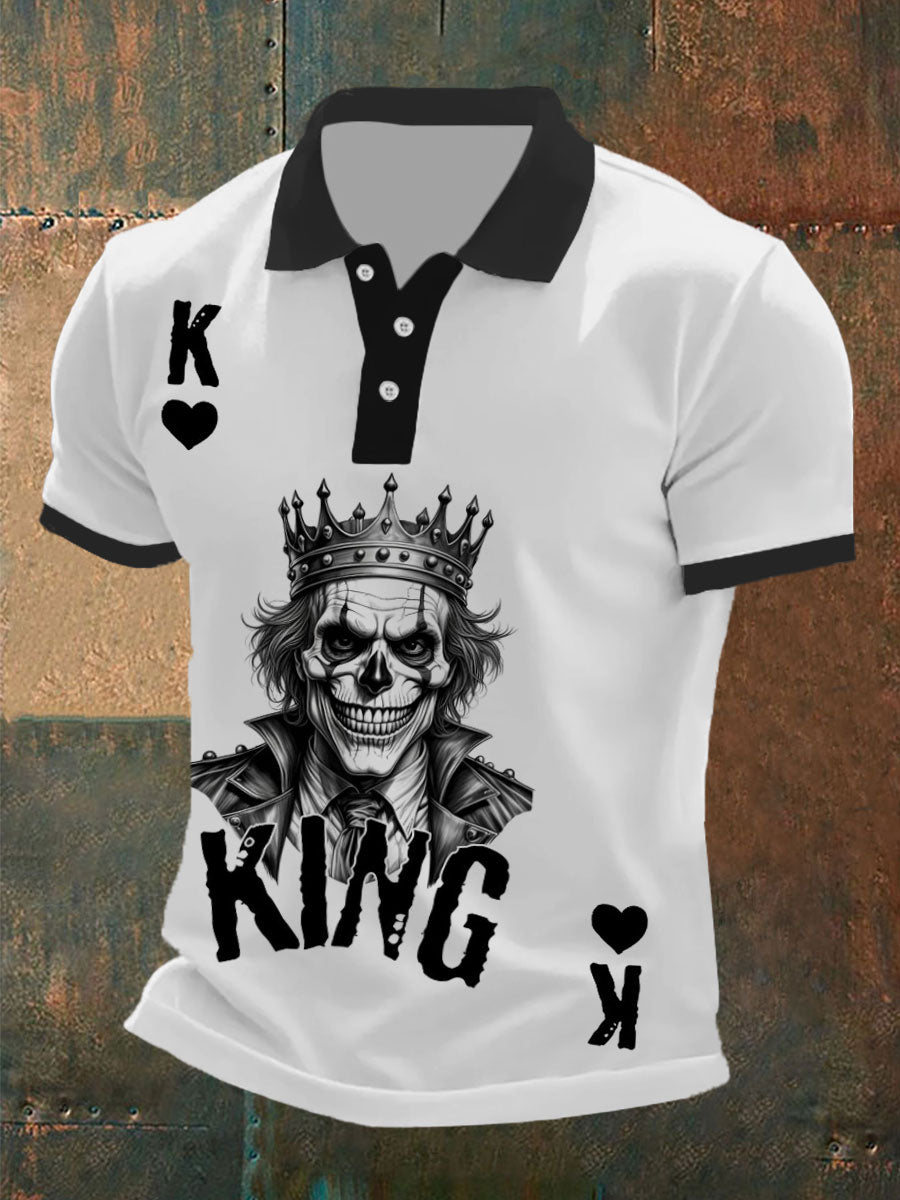 Men's poker T-shirt