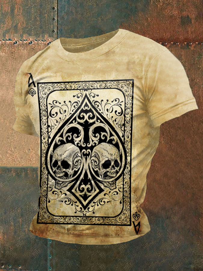 Men's poker T-shirt