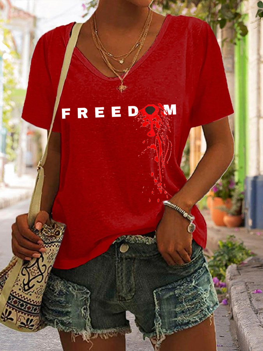 Women's Patriotic T-shirt