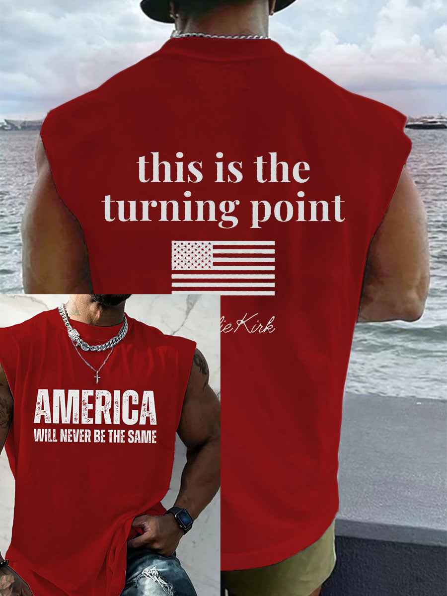 Men's patriotic vest