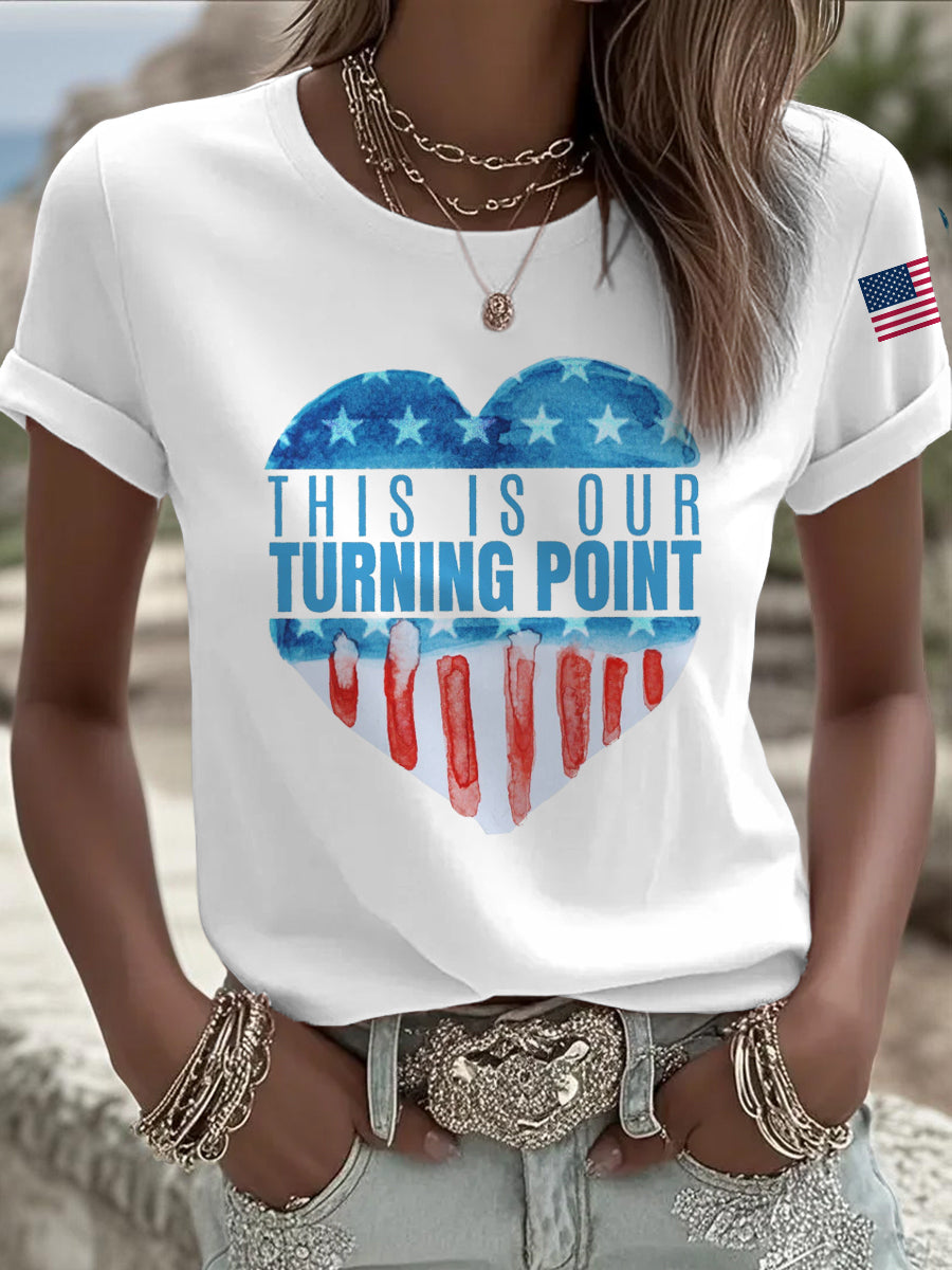 Women's This Is Our Turning Point Short Sleeve T-Shirt