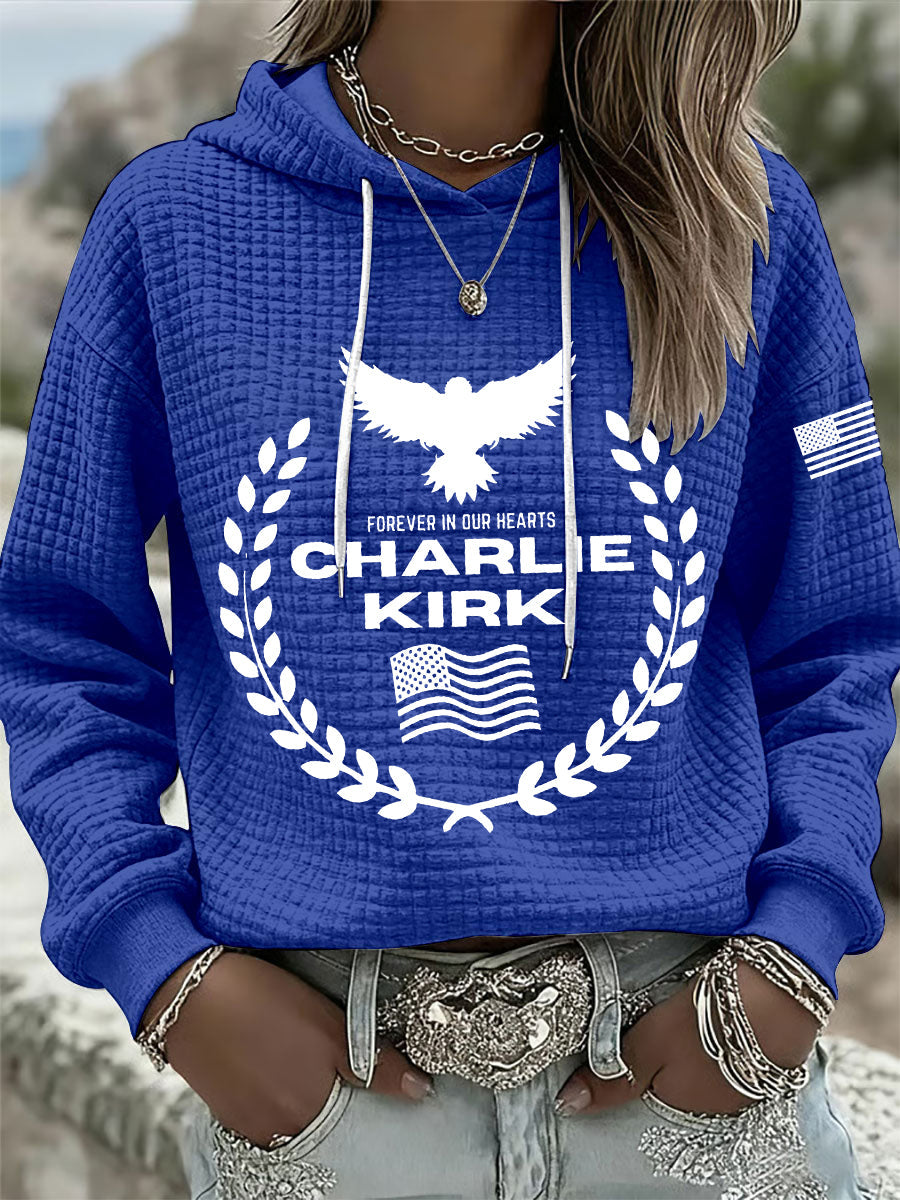 Women's Patriotic Waffle Hoodie