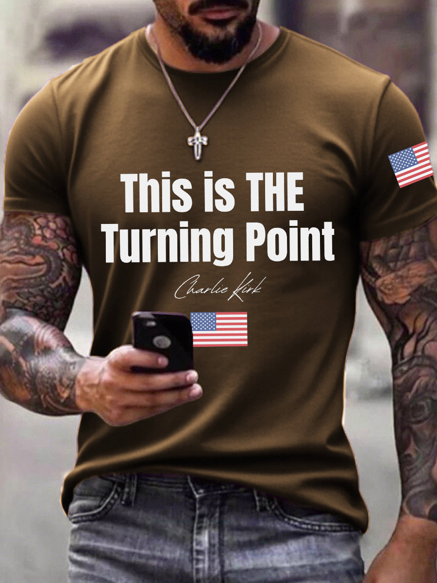 Men's This Is The Turning Point Print T-shirt
