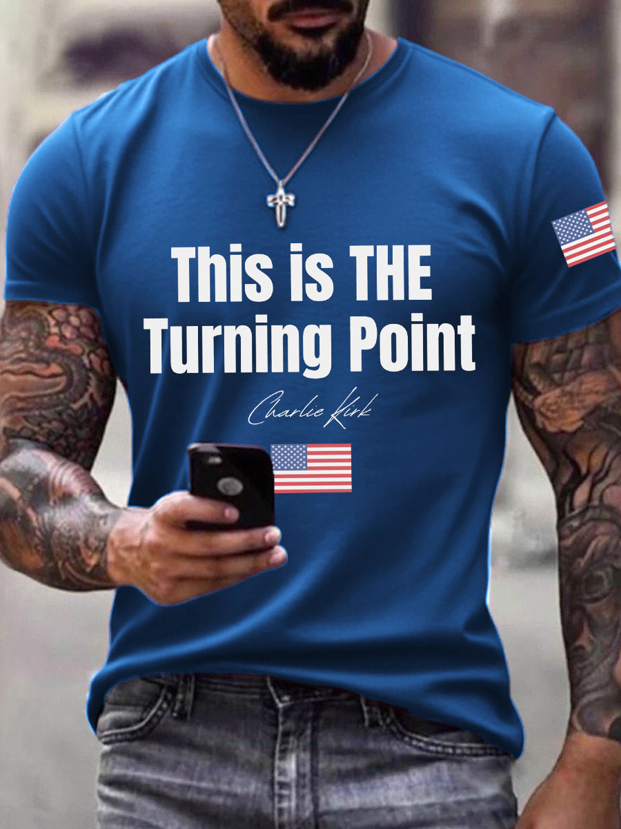 Men's This Is The Turning Point Print T-shirt