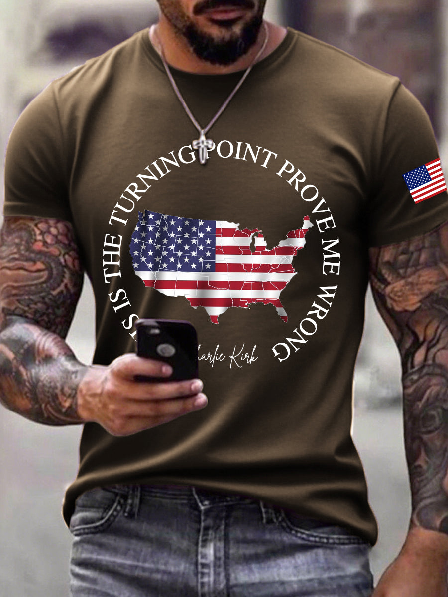 Men's This Is The Turning Point Print T-Shirt