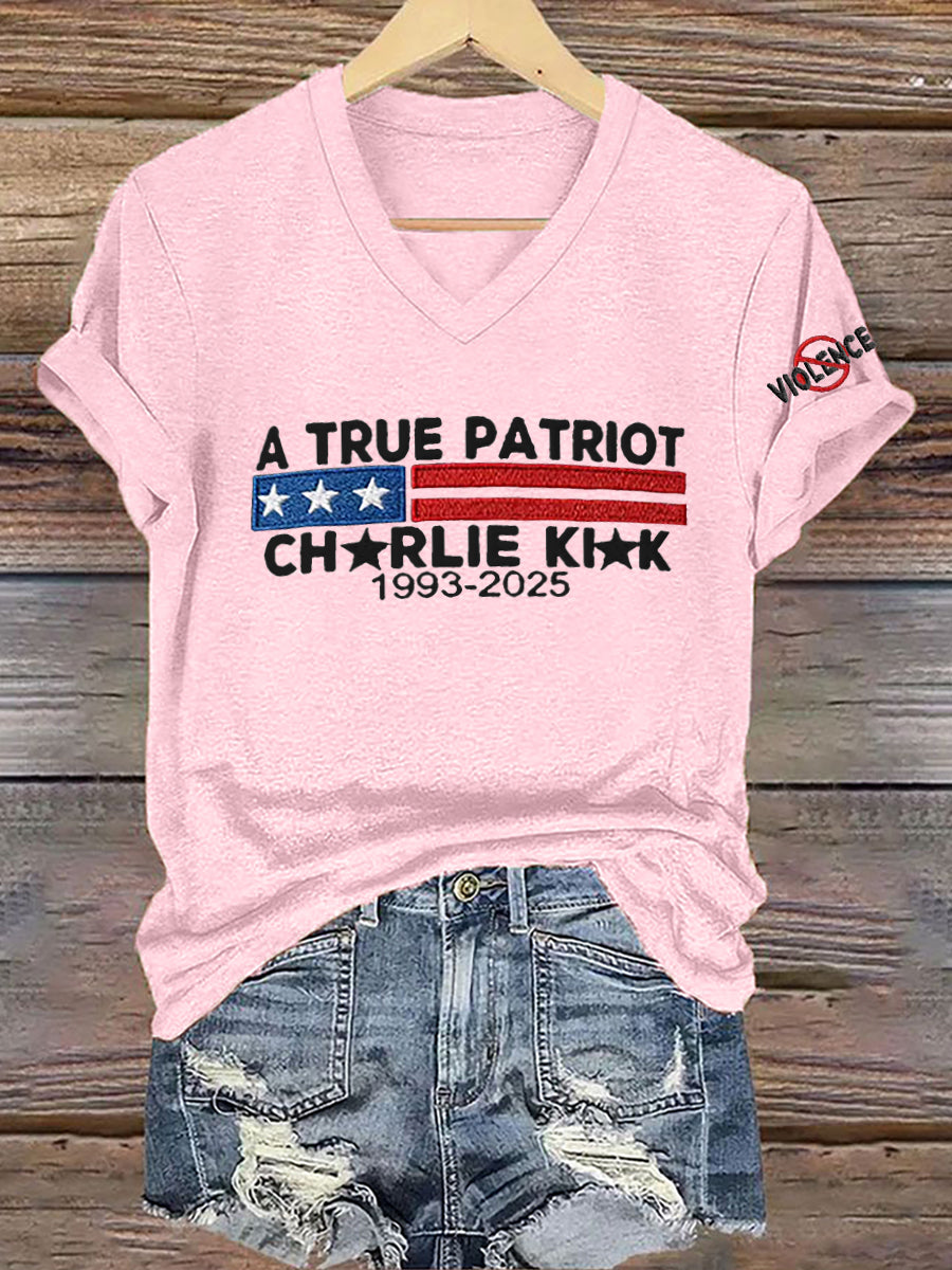 Women's Freedom Is Not Free R.I.P Charlie Kirk Short Sleeve T-Shirt