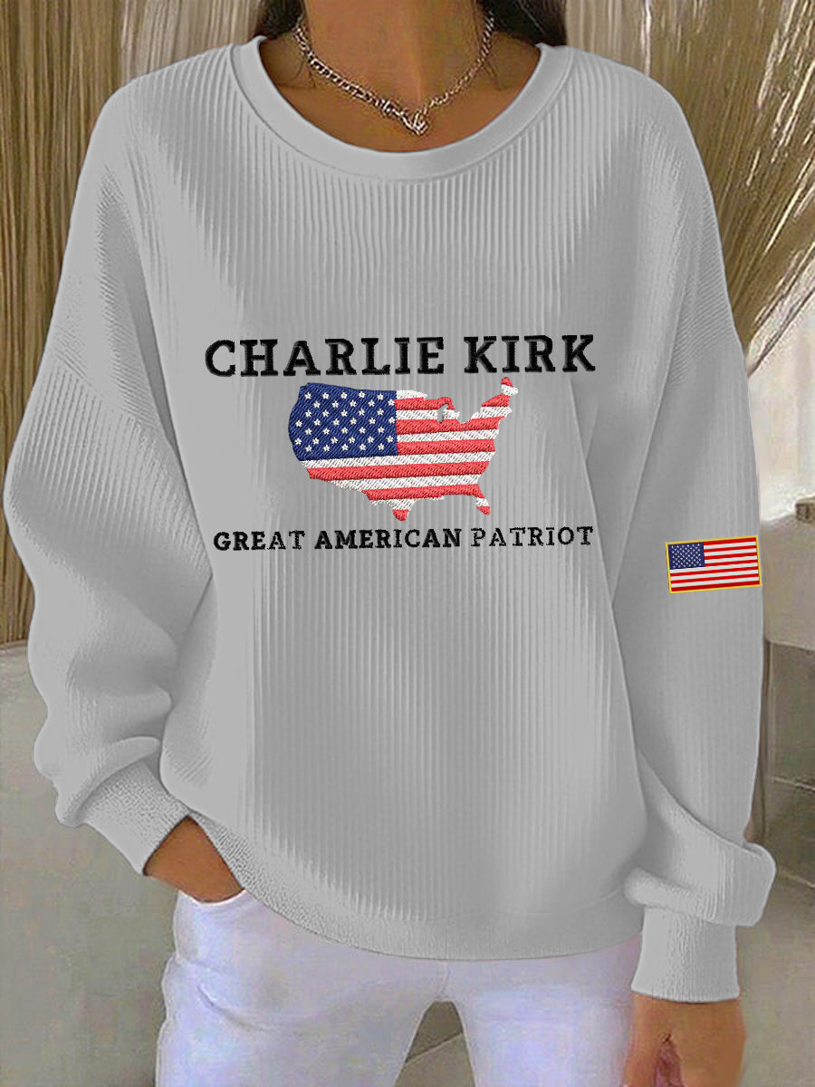 Women's patriotic sweatshirt