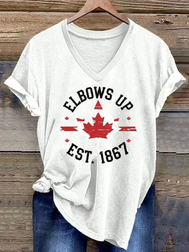 Women’s Canada Never 51 Printed T-Shirts White / S