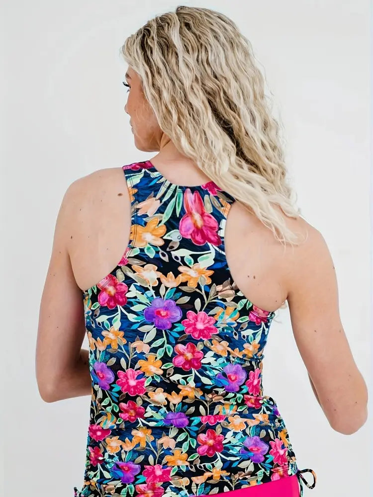 Women’s Vintage Print Vacation Swimwear