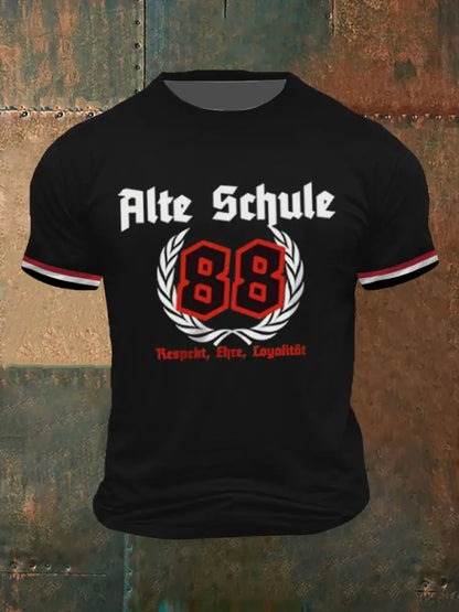 Men’s Alte Schule Short Sleeves T-shirt Black / S