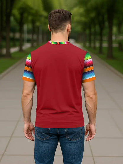 Men’s Cinco De Mayo Print Casual Tee