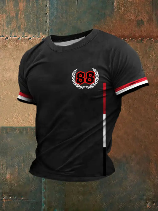 Men’s Deutschland 88 Printed Short Sleeve T-Shirt Black / S