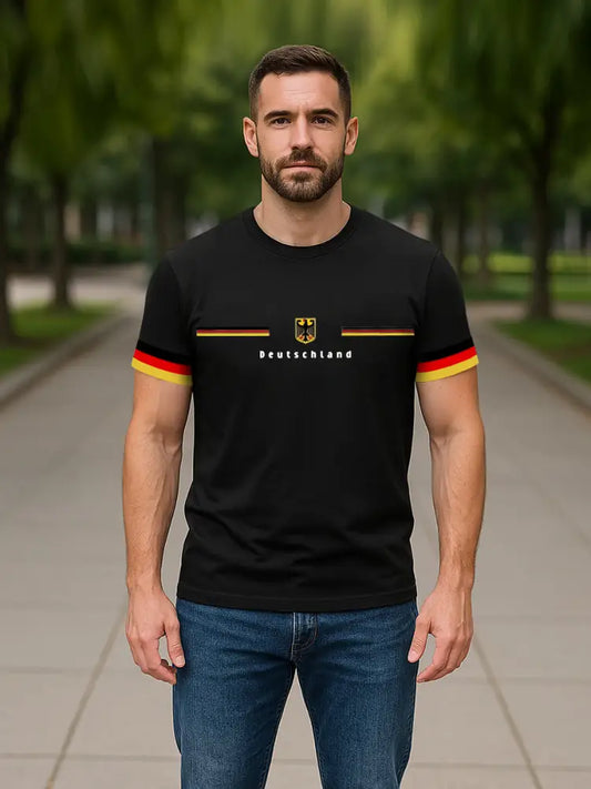 Men’s Germany Printed Short Sleeve T-Shirt