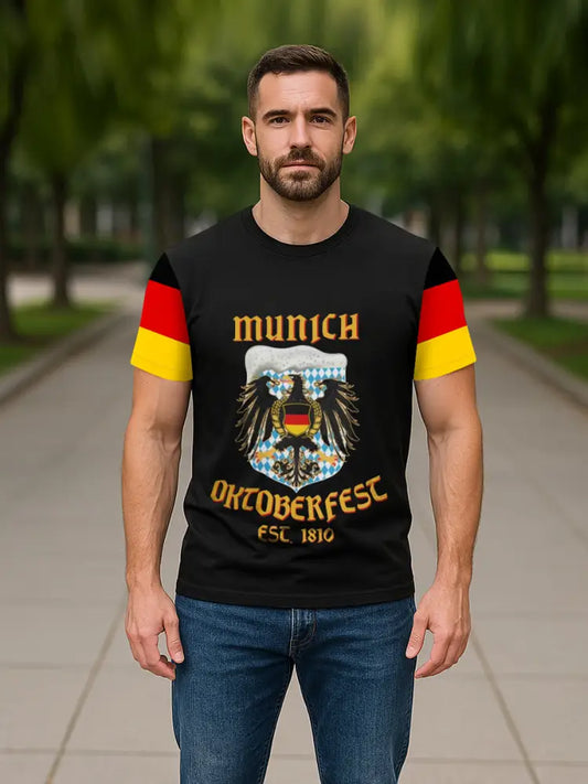 Men’s Oktoberfest Printed Short Sleeve T-Shirt