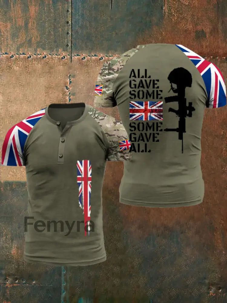 Men’s short sleeve T-shirt Army Green / S