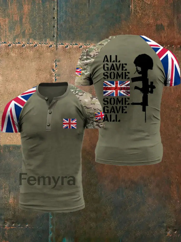 Men’s Try To Burn This T-Shirt Army Green / S