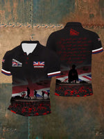 Men’s UK Flag Honour Our Armed Forces Short Sleeves Tee As picture / S