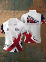 Men’s UK Flag Honour Our Armed Forces Short Sleeves Tee White / S