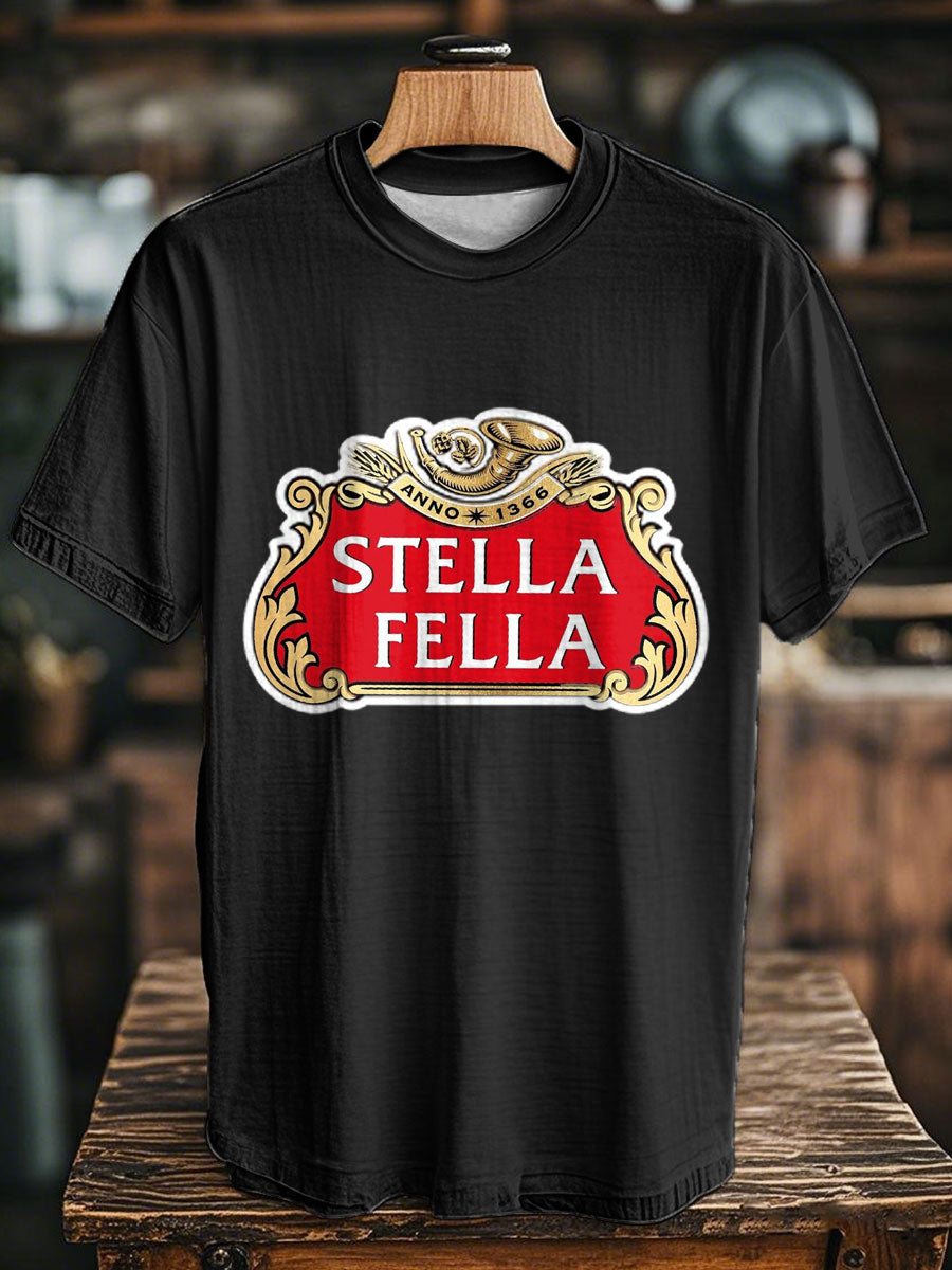 Unisex  Funny Beers Drking Lover Printed T-shirt