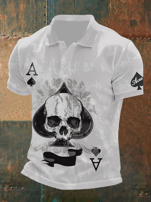Men's poker T-shirt