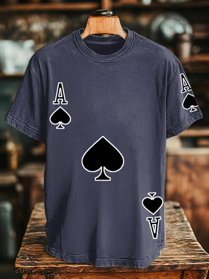 Unisex poker Ace of Spades T-shirts