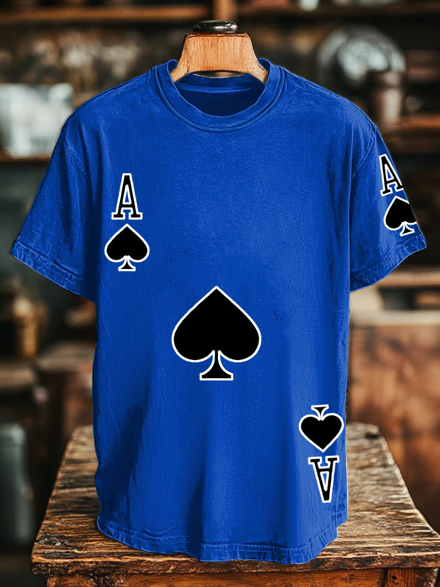 Unisex poker Ace of Spades T-shirts