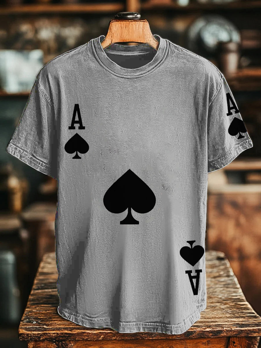 Unisex poker Ace of Spades T-shirts