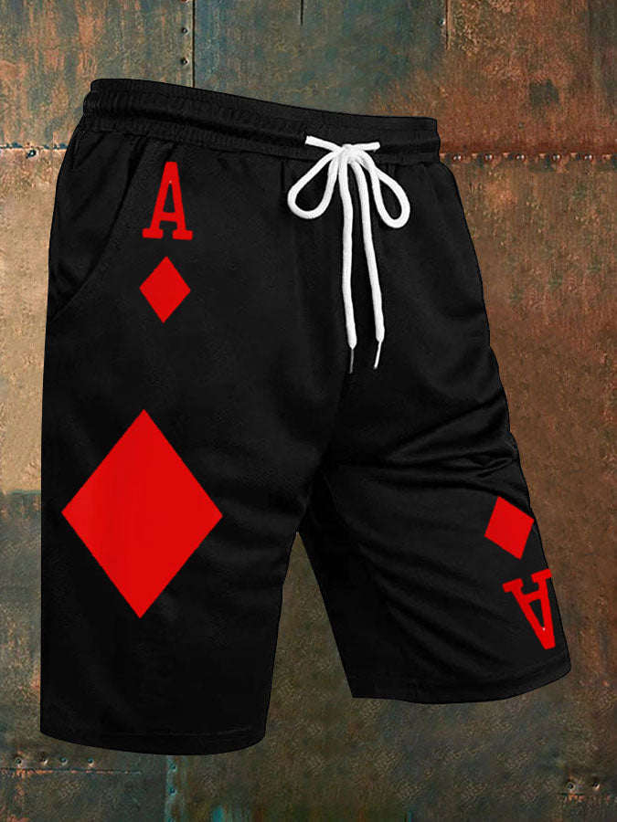 Men's Poker Square A shorts