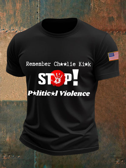 Men's stop violence T-shirts