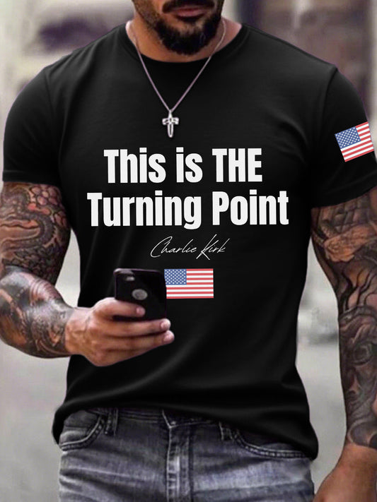 Men's This Is The Turning Point Print T-shirt