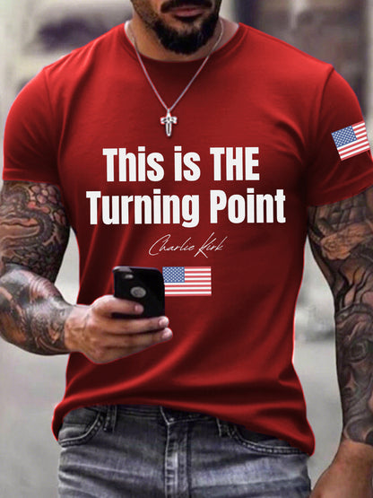 Men's This Is The Turning Point Print T-shirt