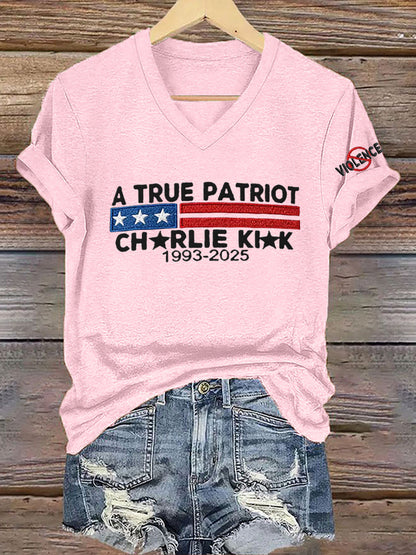 Women's Freedom Is Not Free R.I.P Charlie Kirk Short Sleeve T-Shirt
