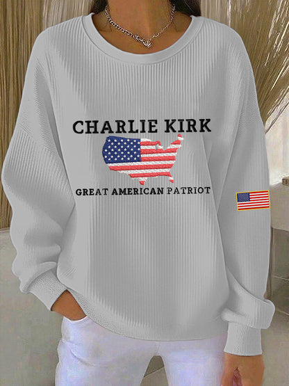 Women's patriotic sweatshirt