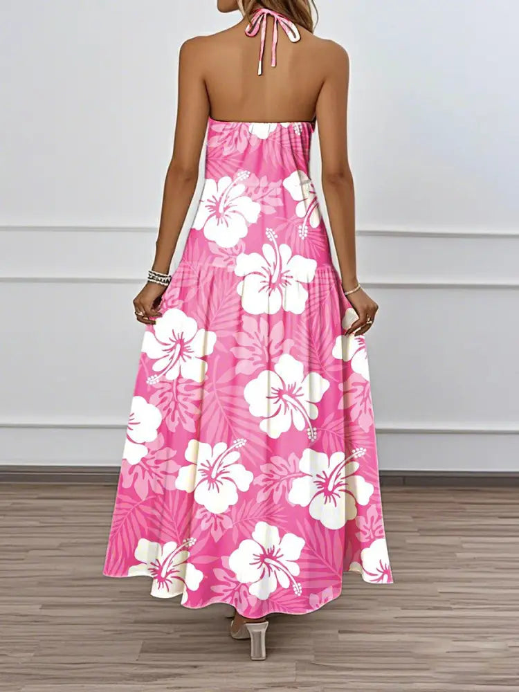 Women’s Casual Printed Beach Dress