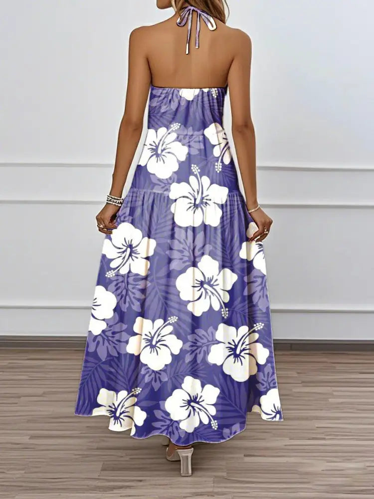 Women’s Casual Printed Beach Dress