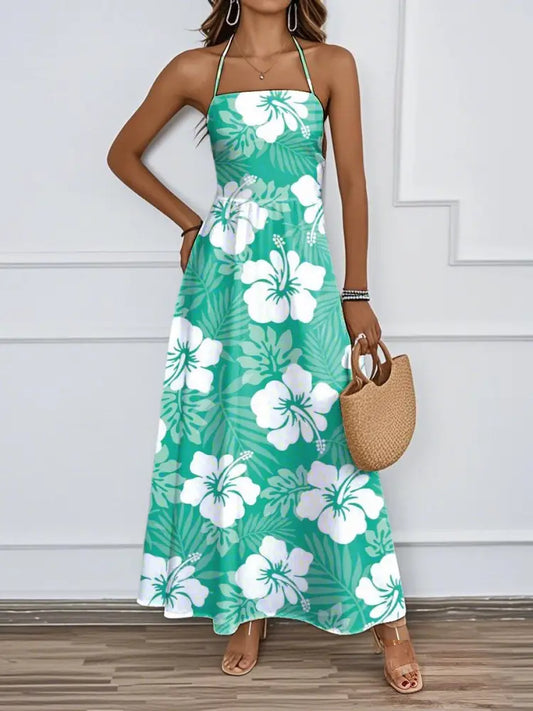 Women’s Casual Printed Beach Dress A / S