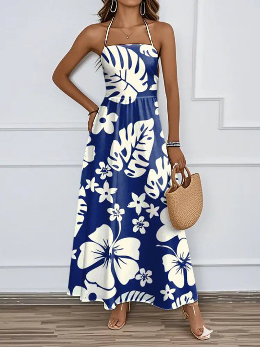 Women’s Casual Printed Beach Dress As picture / S