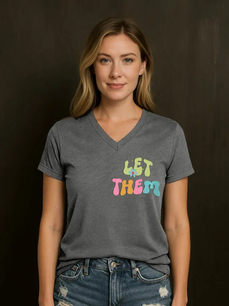Women’s I Came I Saw I Had Anxiety So I Left Mental Health Matter,Funny Anxiety V-Neck Tee Dark Gray / S