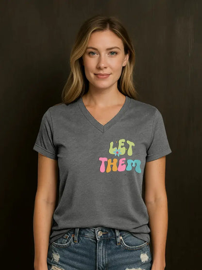 Women’s I Came I Saw I Had Anxiety So I Left Mental Health Matter,Funny Anxiety V-Neck Tee Dark Gray / S