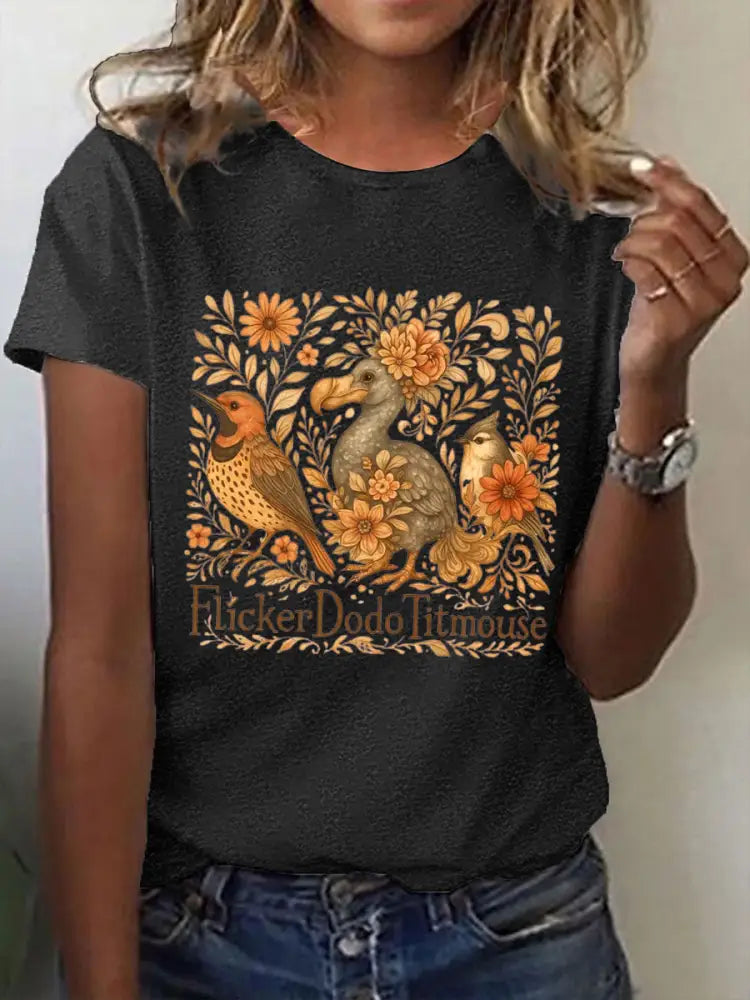 Women’s Iron On Short Sleeve T-Shirt Black / S