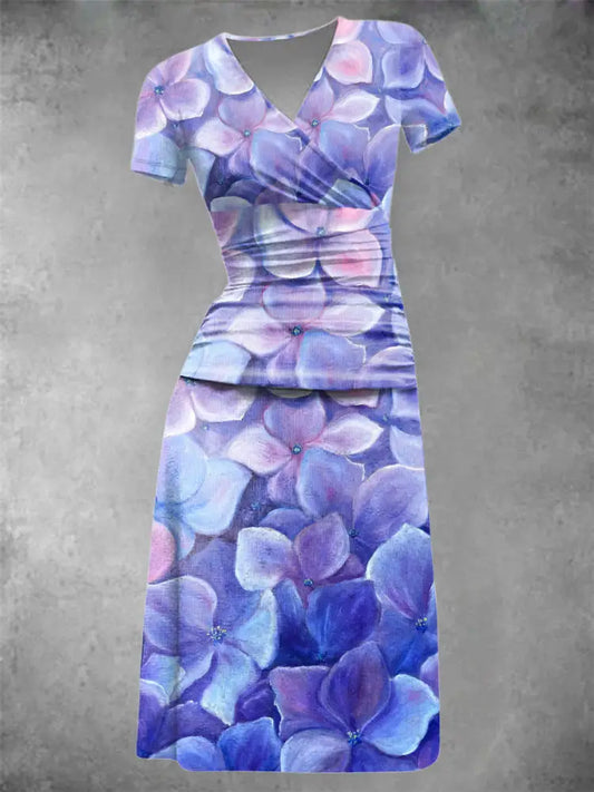 Women’s Purple Floral Dress Purple / S