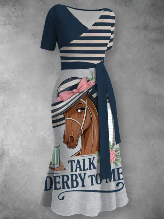 Women’s talk derby to me dress Navy Blue / S